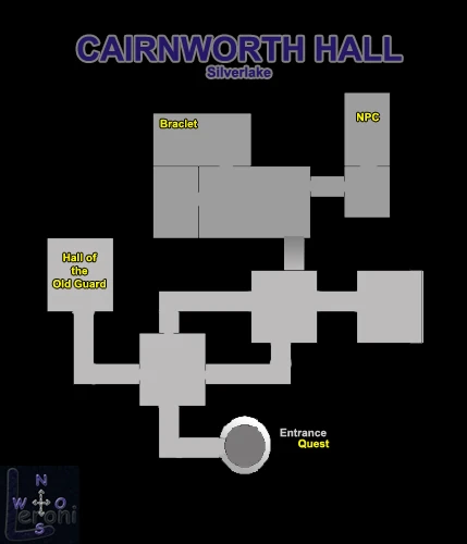 Map of Cairnworth Hall