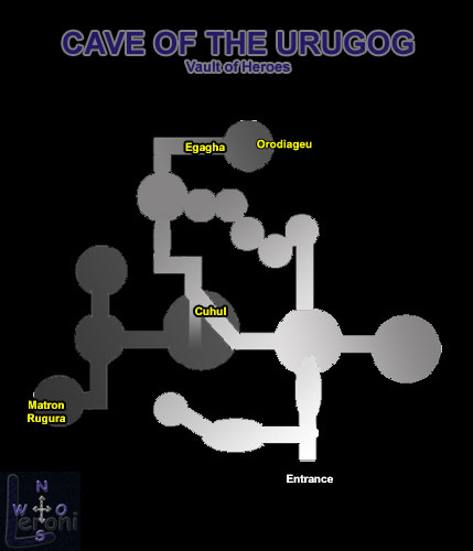 Map of Cave of the Urugog