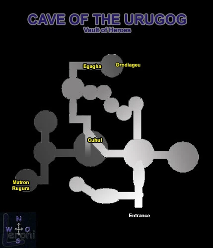 Map of Cave of the Urugog