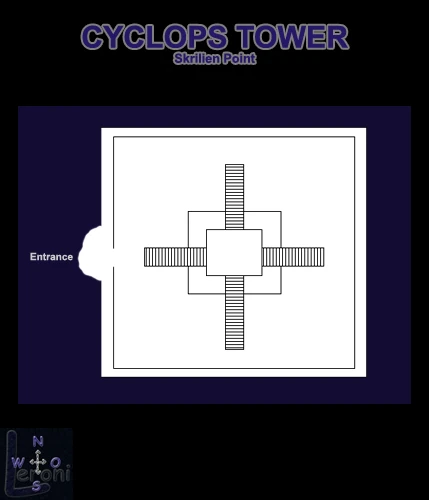 Map of Cyclopes' Tower