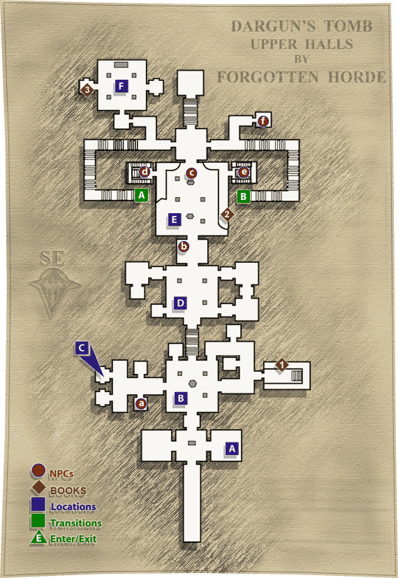 Map of Dargun's Tomb