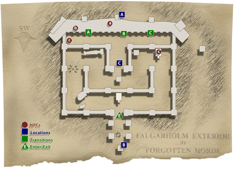 Map of Falgarholm