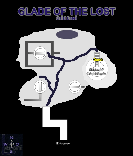 Map of Glade Of The Lost