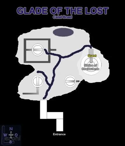 Map of Glade Of The Lost