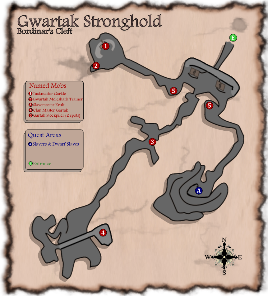Map of Gwartak Stronghold