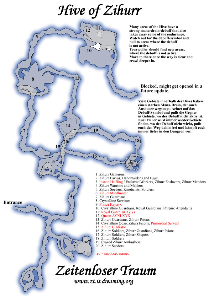 Map of Hive of the Zihurr