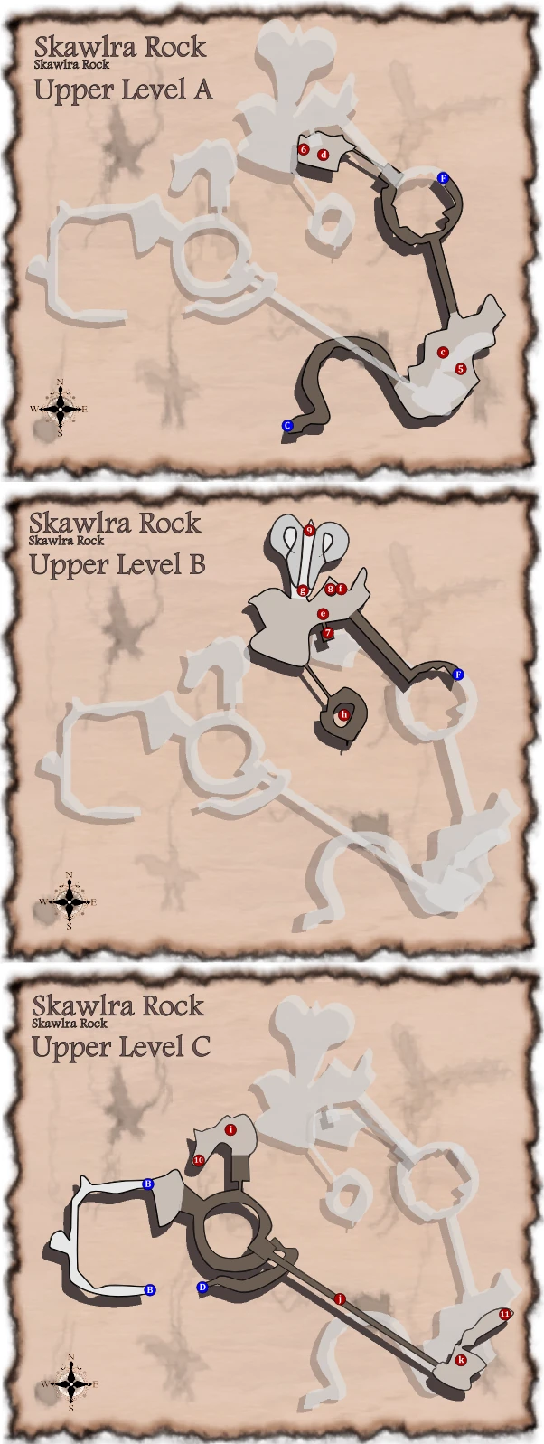 Map of Lair of the Skawlra