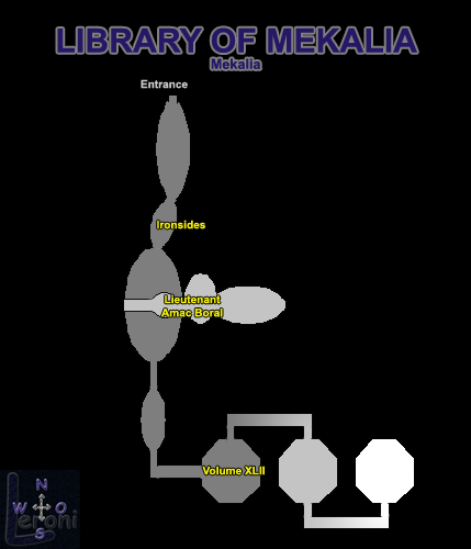 Map of Library of Mekalia