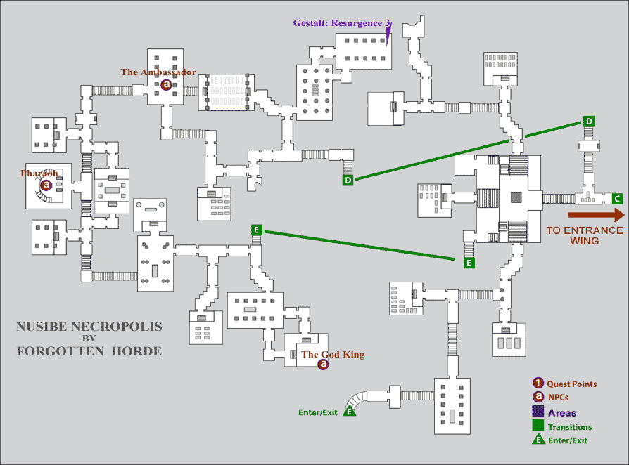 Map of Nusibe Necropolis