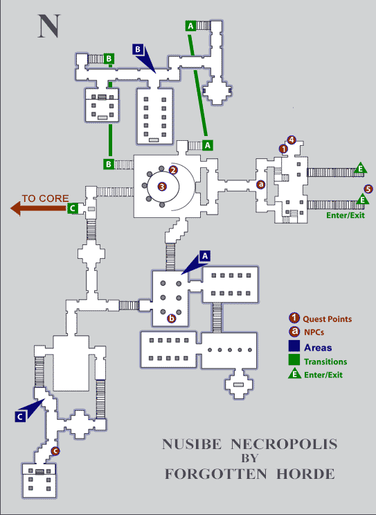Map of Nusibe Necropolis