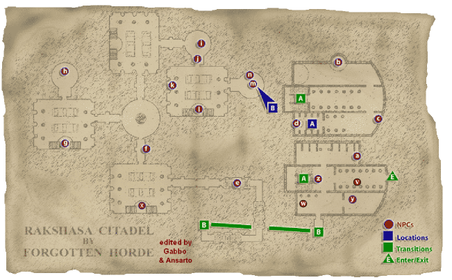 Map of Rakshasa Citadel