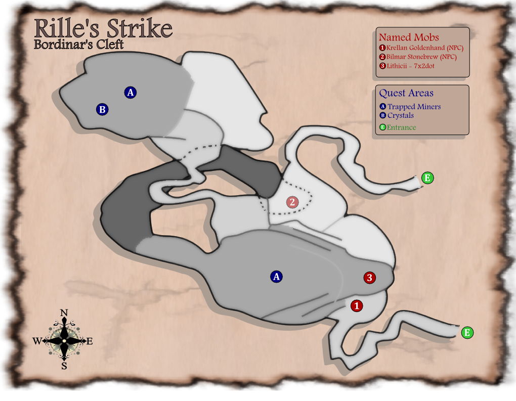 Map of Rille's Strike