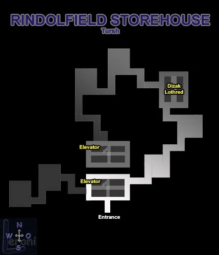 Map of Rindol Storehouse