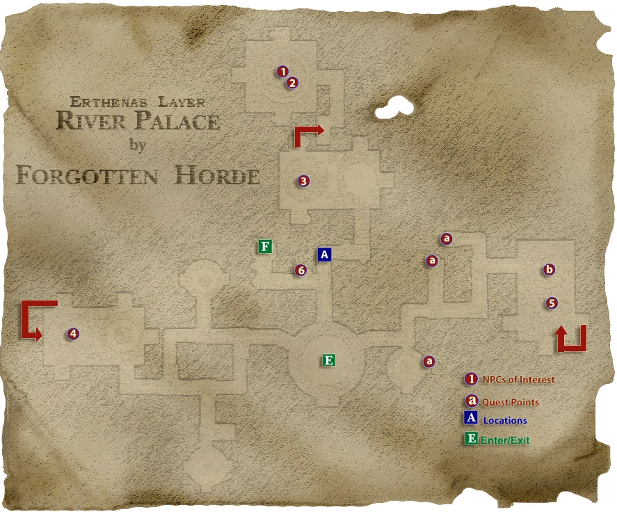 Map of River Palace