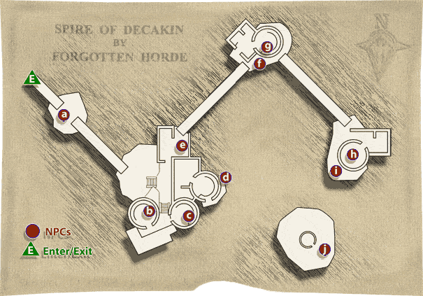 Map of Spires Keep