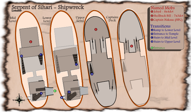 Map of The Serpent of Sihari
