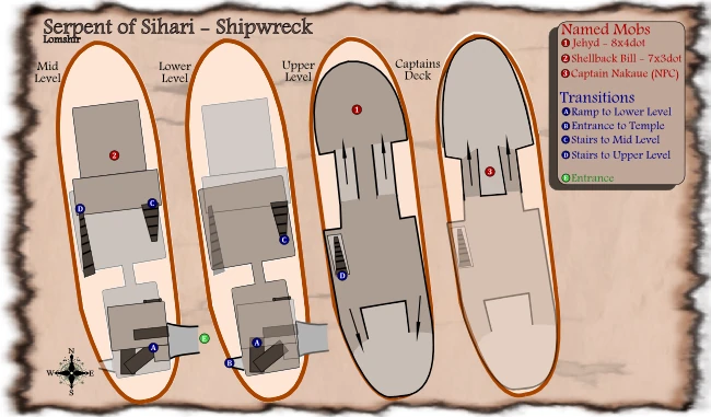 Map of The Serpent of Sihari