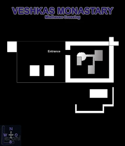 Map of Veshka's Monastery