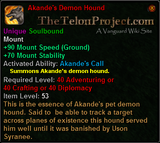 Akande's Demon Hound