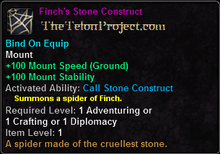 Finch's Stone Construct