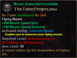 Mount: Drakerider's Icedrake