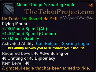 Mount: Rutgar's Soaring Eagle