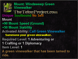 Mount: Windsweep Green Vinewalker