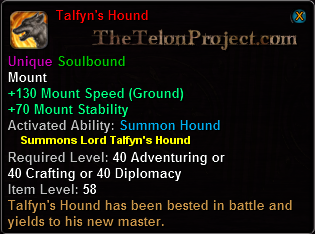 Talfyn's Hound