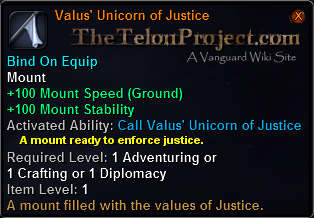 Valus' Unicorn of Justice