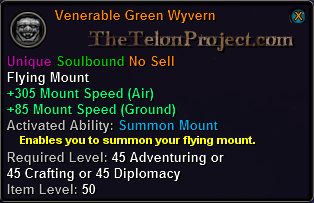 Venerable Green Wyvern