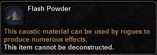 In-game tooltip for Flash Powder