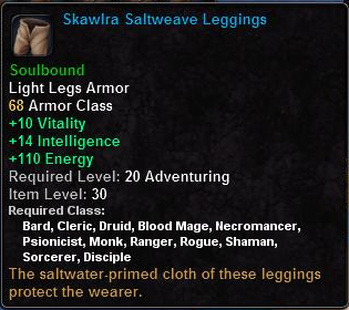 In-game tooltip for Skawlra Saltweave Leggings