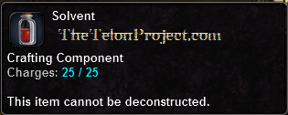 In-game tooltip for Solvent