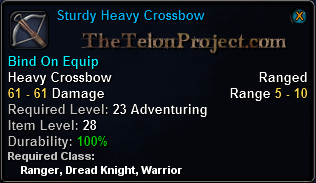 In-game tooltip for Sturdy Heavy Crossbow