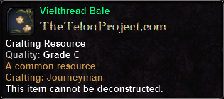 In-game tooltip for Vielthread Bale