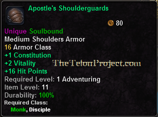In-game tooltip for Apostle's Shoulderguards