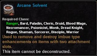 In-game tooltip for Arcane Solvent