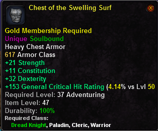 In-game tooltip for Chest of the swelling Surf