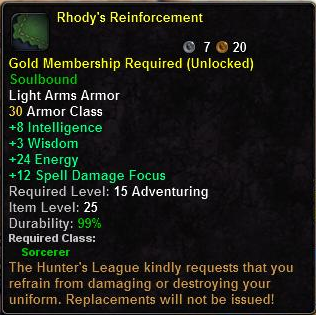 In-game tooltip for Rhody's Reinforcement