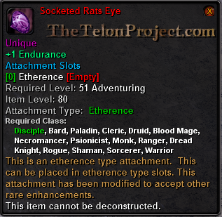 In-game tooltip for Socketed Rats Eye