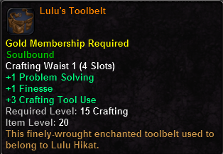 In-game tooltip for Lulu's Toolbelt