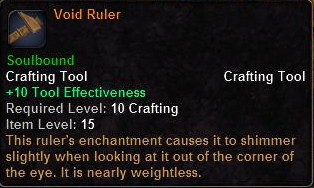 In-game tooltip for Void Ruler