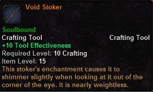 In-game tooltip for Void Stoker