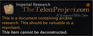 In-game tooltip for Imperial Research