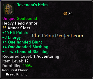 In-game tooltip for Revenant's Helm