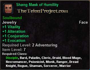 In-game tooltip for Shang Mask of Humility